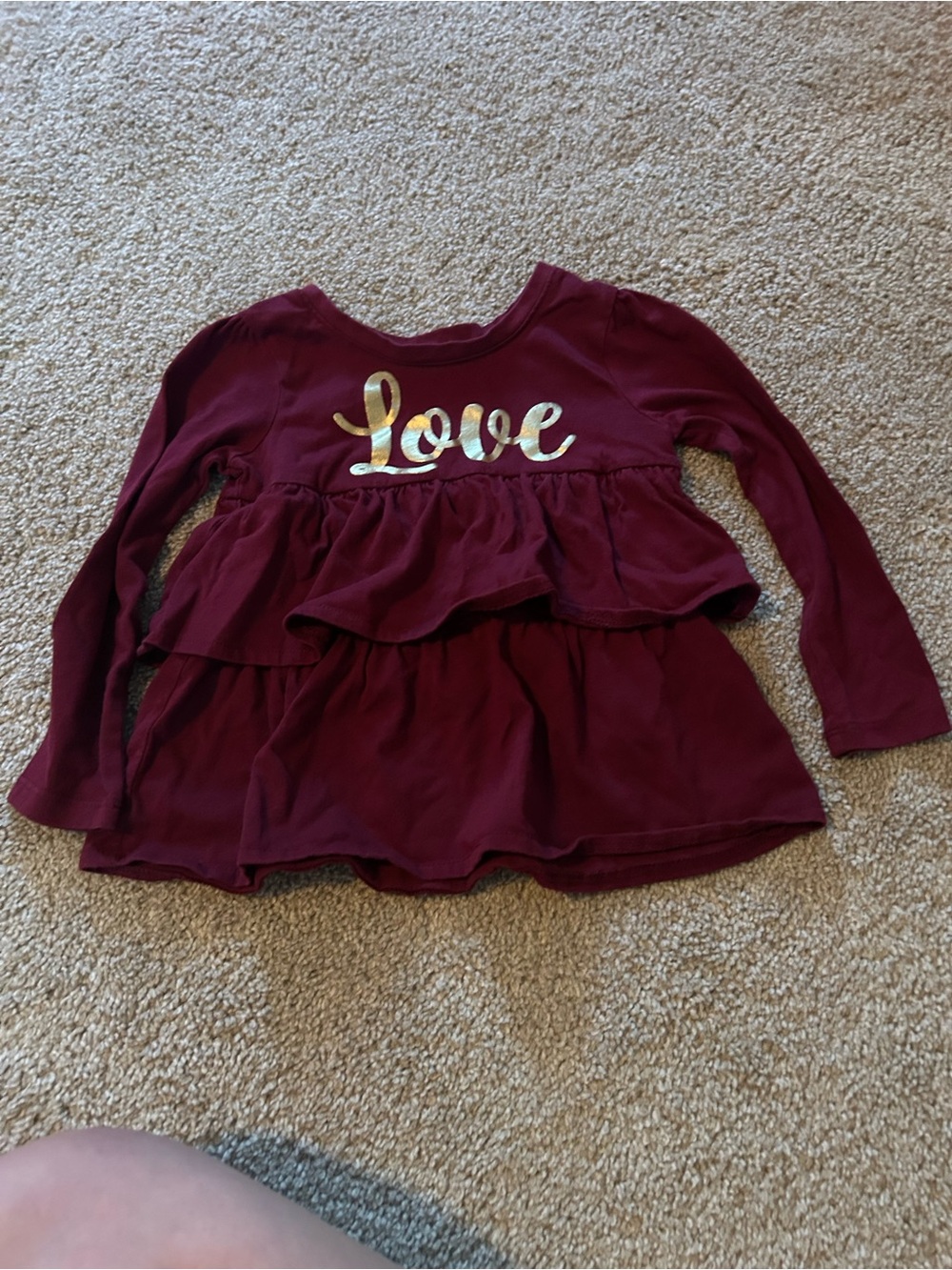 Garanimals 3T Purple Love Shirt